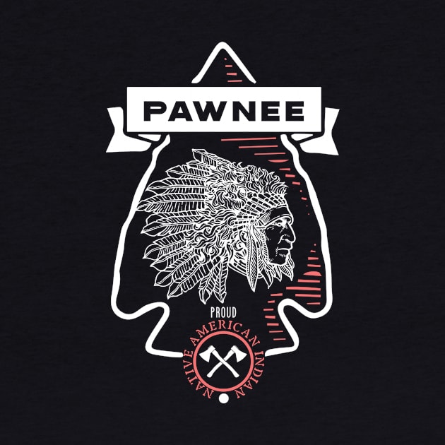 Pawnee  Tribe Native American Indian Proud Arrow Vintage by The Dirty Gringo